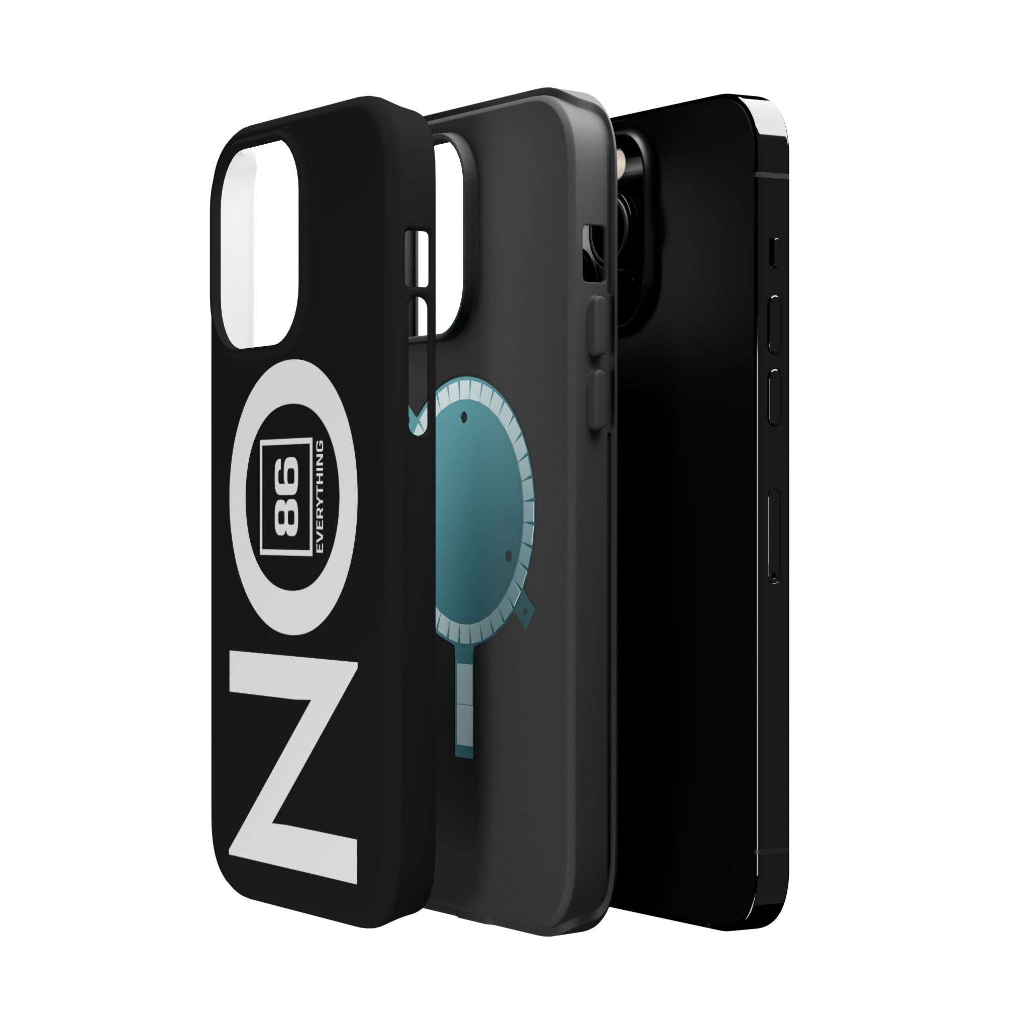 86 EVERYTHING | MANIFEST YOUR PERIMETER // THE "NO" TRANSPORT MODULE - Magnetic Impact-Resistant Case by Printify