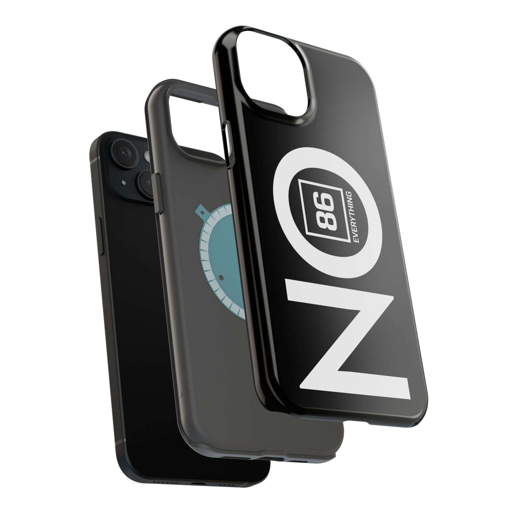 86 EVERYTHING | MANIFEST YOUR PERIMETER // THE "NO" TRANSPORT MODULE - Magnetic Impact-Resistant Case by Printify