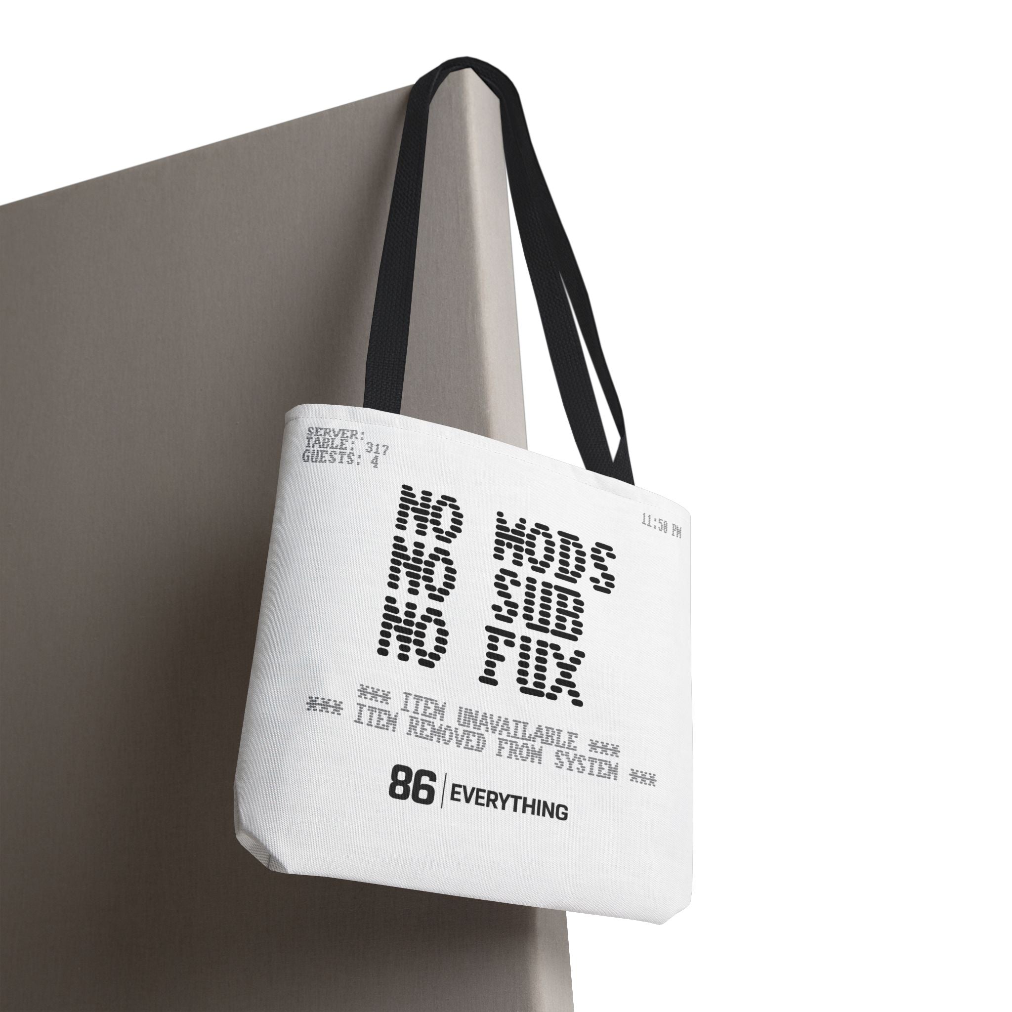 86 EVERYTHING - ITEM 86-TFT // TICKET FLOOD TOTE - Shoulder Tote Bag