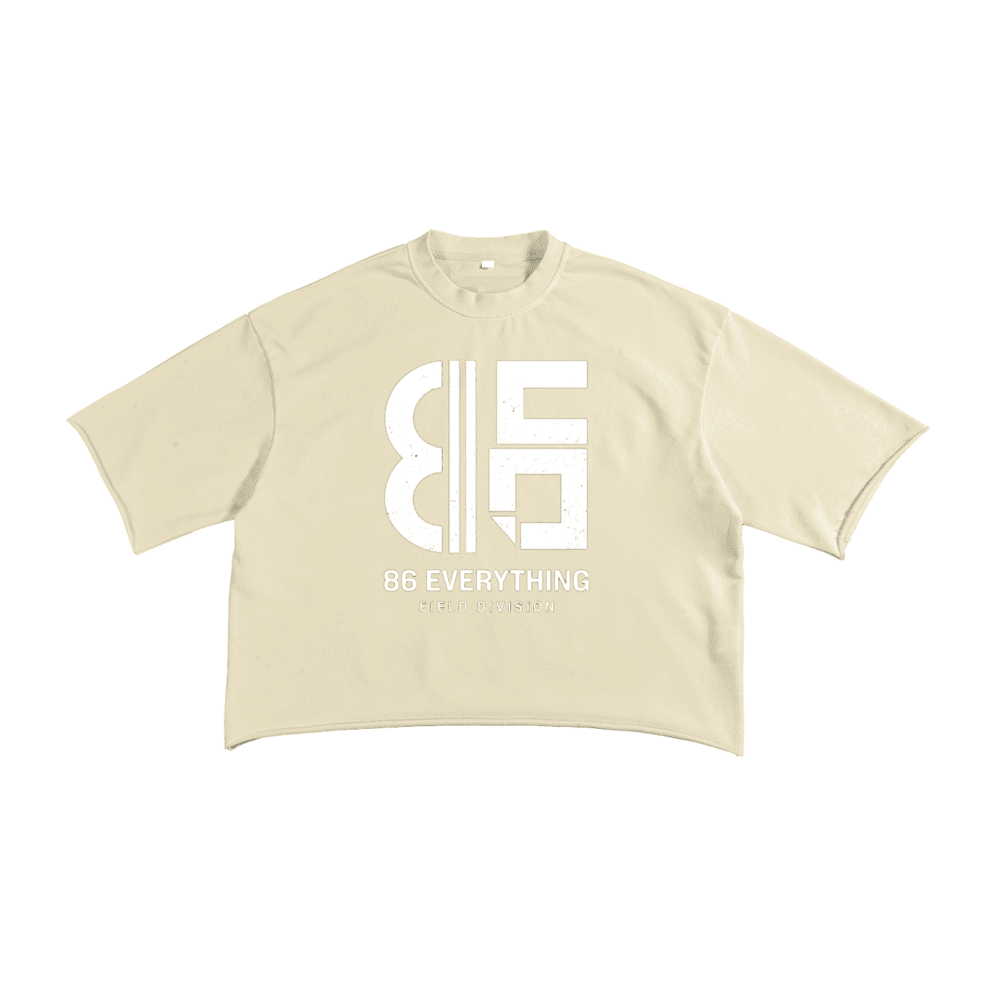 86 EVERYTHING | CORE COLLECTION // THE 'DECONSTRUCTED' CHASSIS - Raw Edge T-Shirt by ODMPOD
