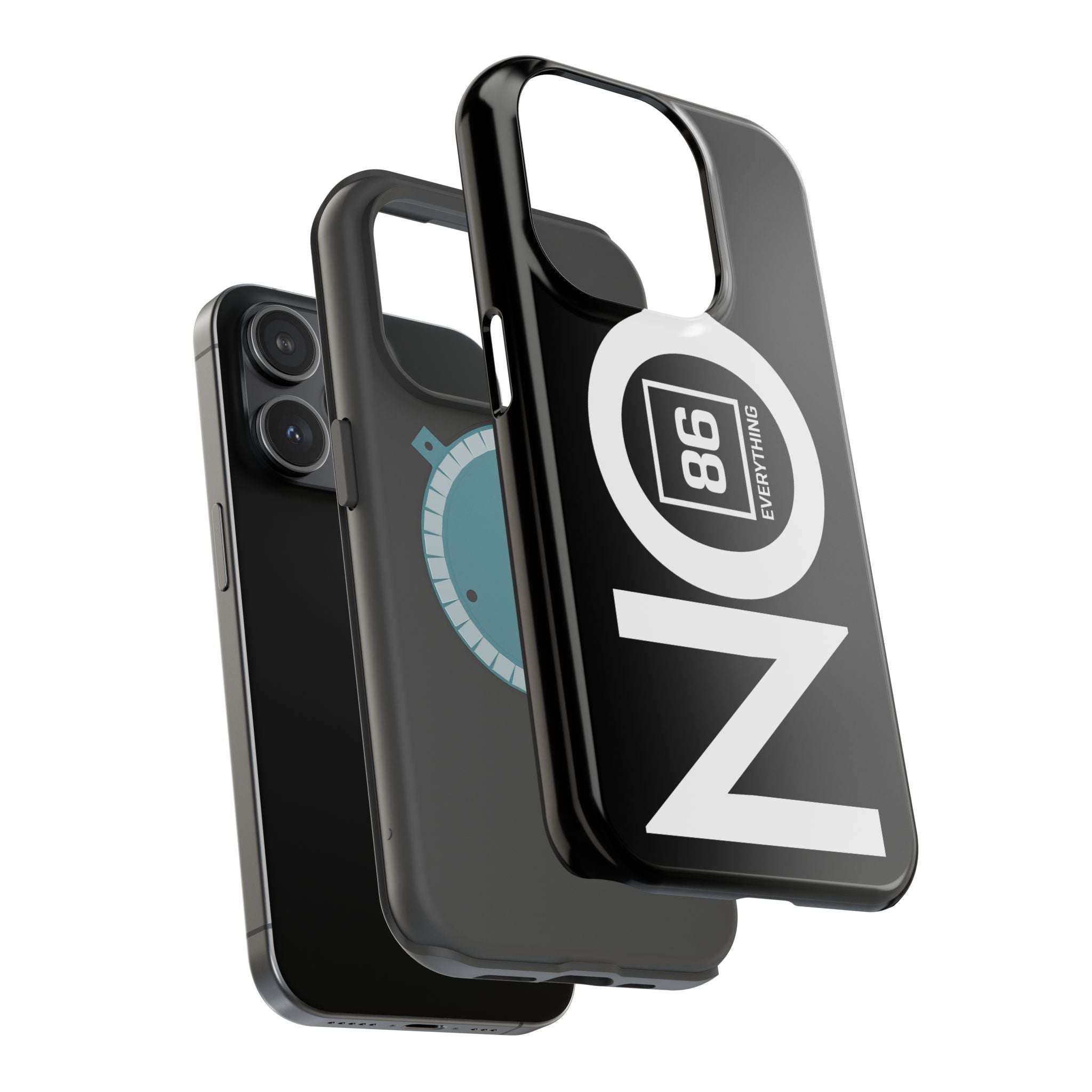 86 EVERYTHING | MANIFEST YOUR PERIMETER // THE "NO" TRANSPORT MODULE - Magnetic Impact-Resistant Case by Printify