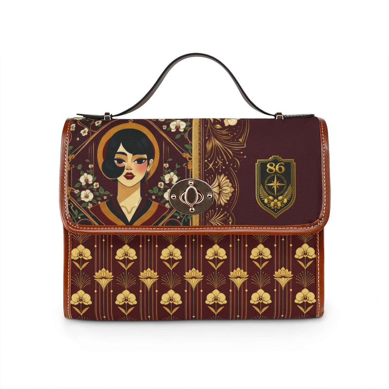 86 EVERYTHING | DECO BOTANICA // IMPERIAL MUSE SATCHEL - Shoulder Purse by Printify