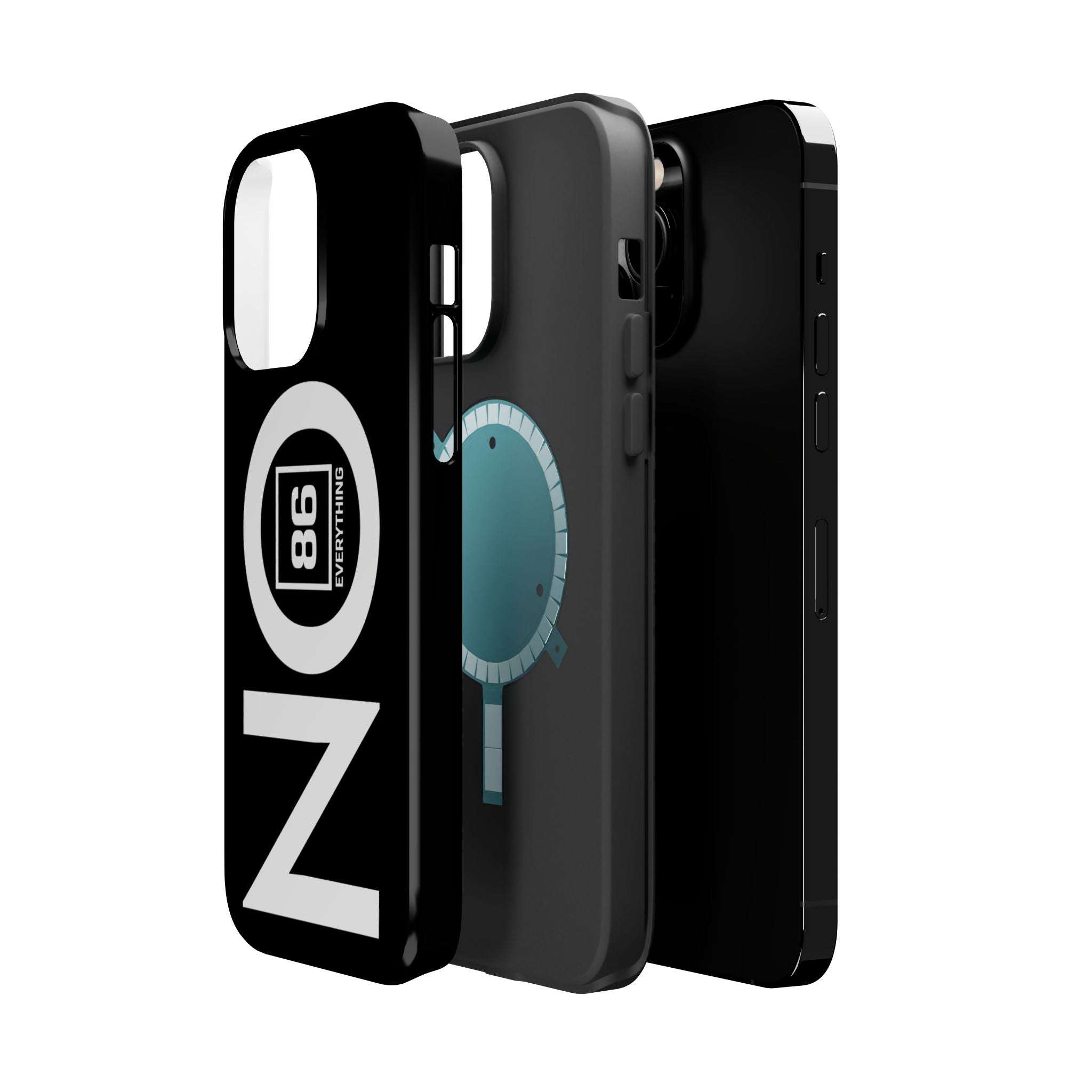 86 EVERYTHING | MANIFEST YOUR PERIMETER // THE "NO" TRANSPORT MODULE - Magnetic Impact-Resistant Case by Printify