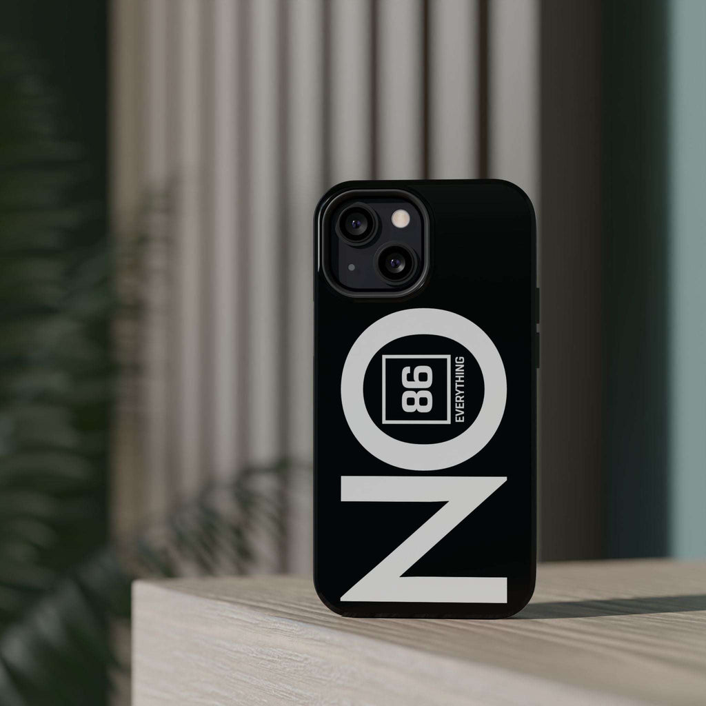 86 EVERYTHING | MANIFEST YOUR PERIMETER // THE "NO" TRANSPORT MODULE - Magnetic Impact-Resistant Case by Printify