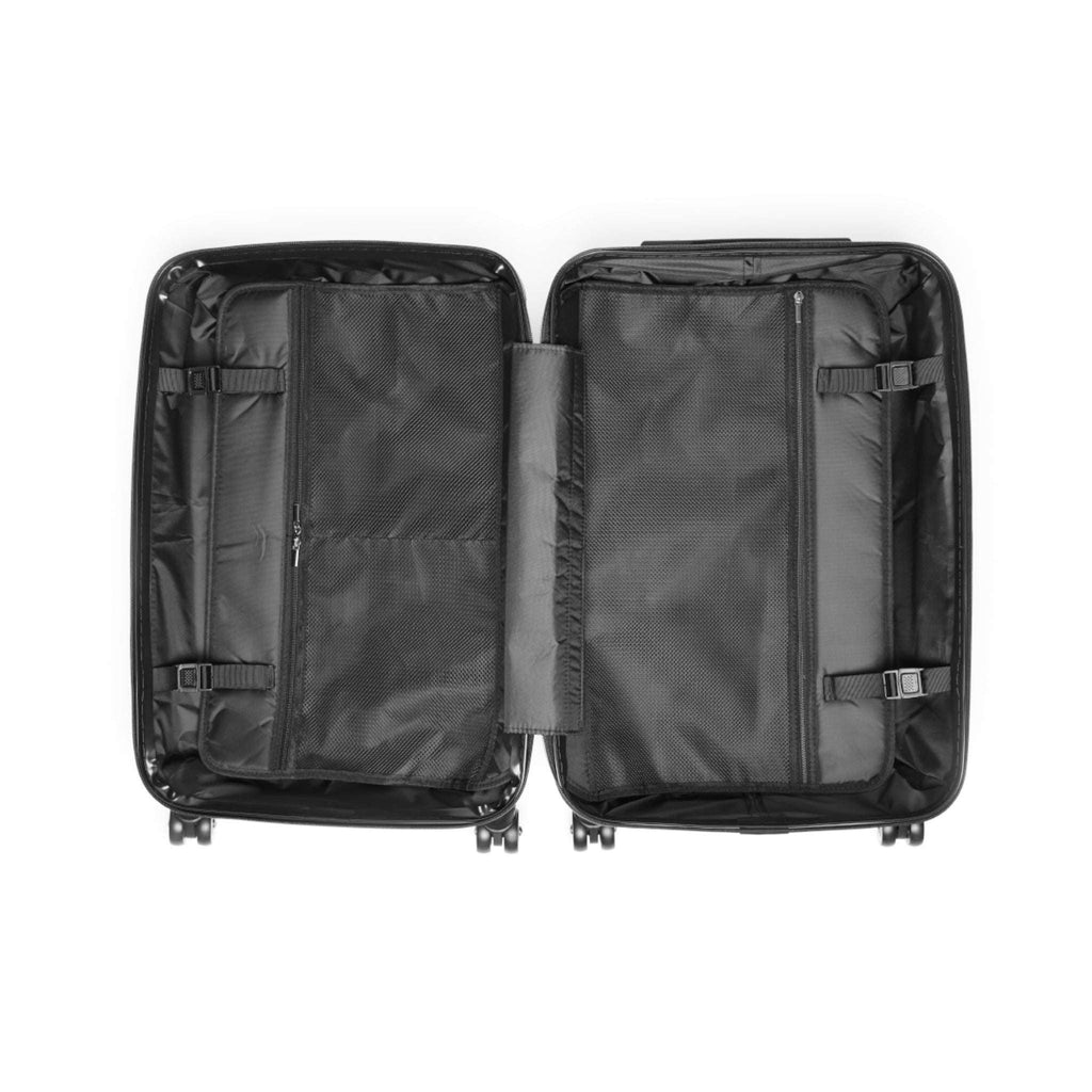 86 EVERYTHING | 86 TRAVEL // KINETIC TRAVELER SERIES - Hard Case Luggage (three variable sizes) by Printify