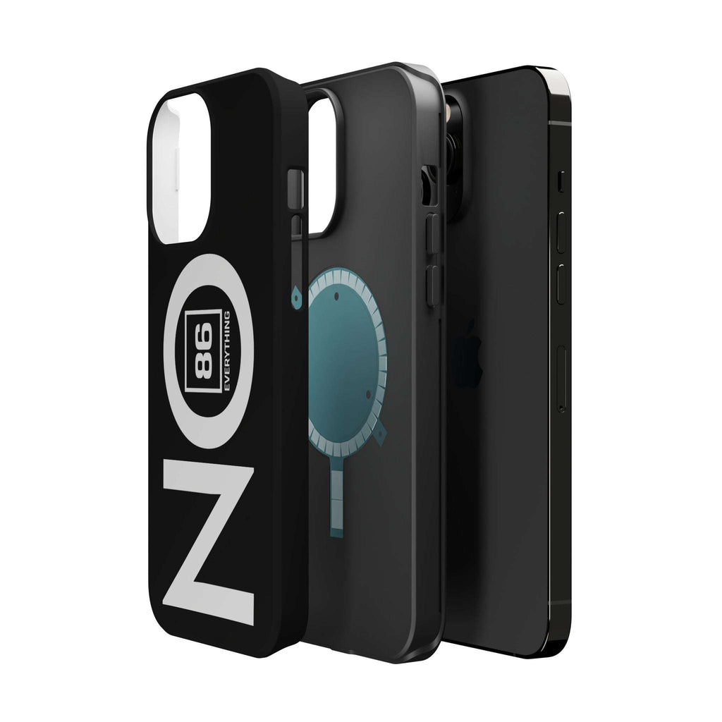 86 EVERYTHING | MANIFEST YOUR PERIMETER // THE "NO" TRANSPORT MODULE - Magnetic Impact-Resistant Case by Printify