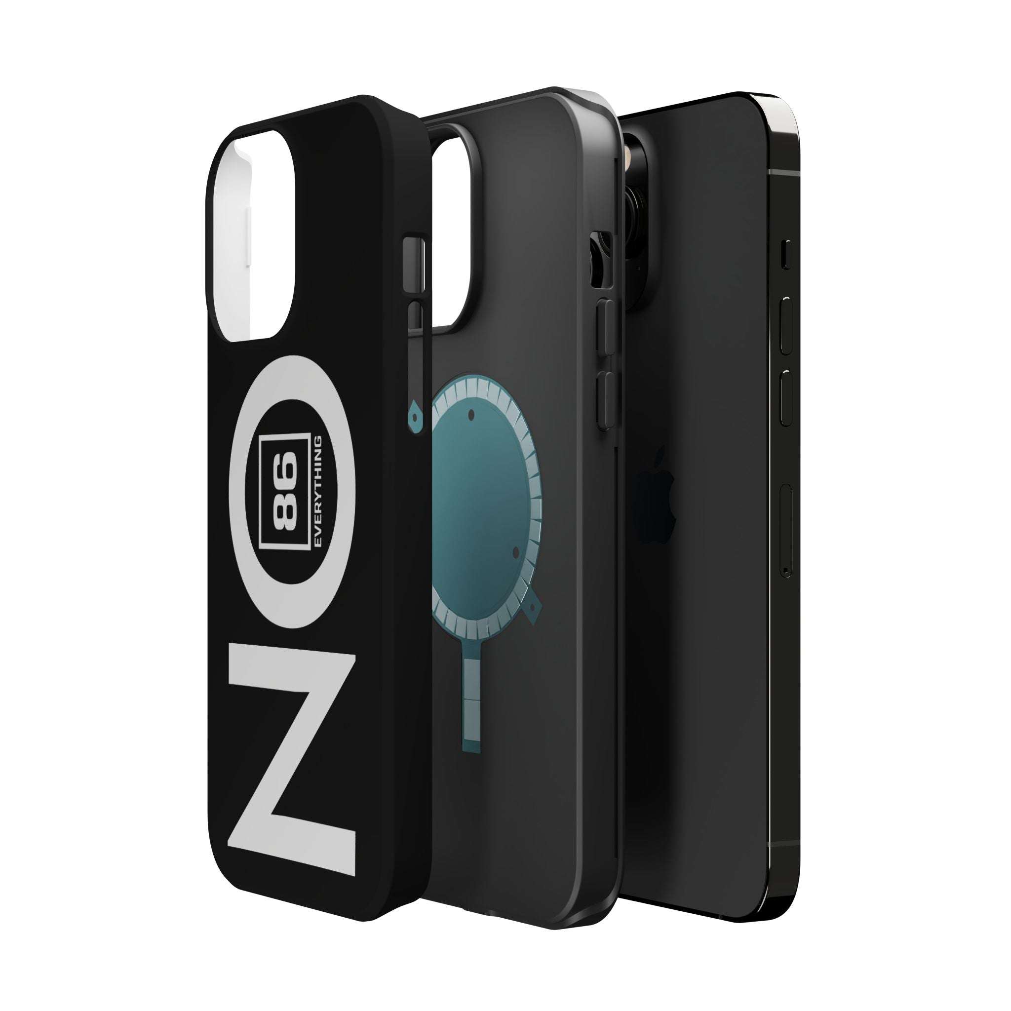 86 EVERYTHING | MANIFEST YOUR PERIMETER // THE "NO" TRANSPORT MODULE - Magnetic Impact-Resistant Case by Printify