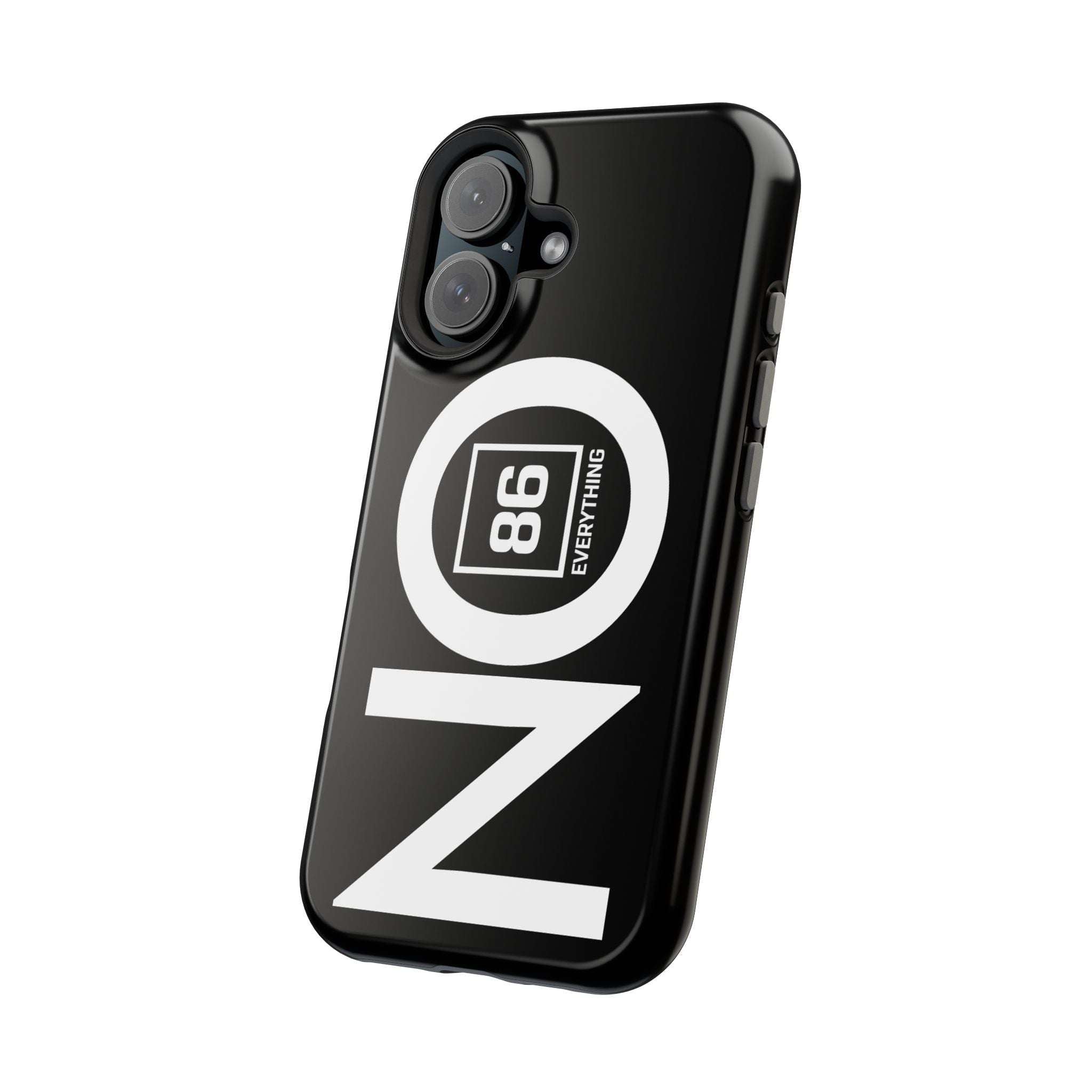 86 EVERYTHING | MANIFEST YOUR PERIMETER // THE "NO" TRANSPORT MODULE - Magnetic Impact-Resistant Case by Printify