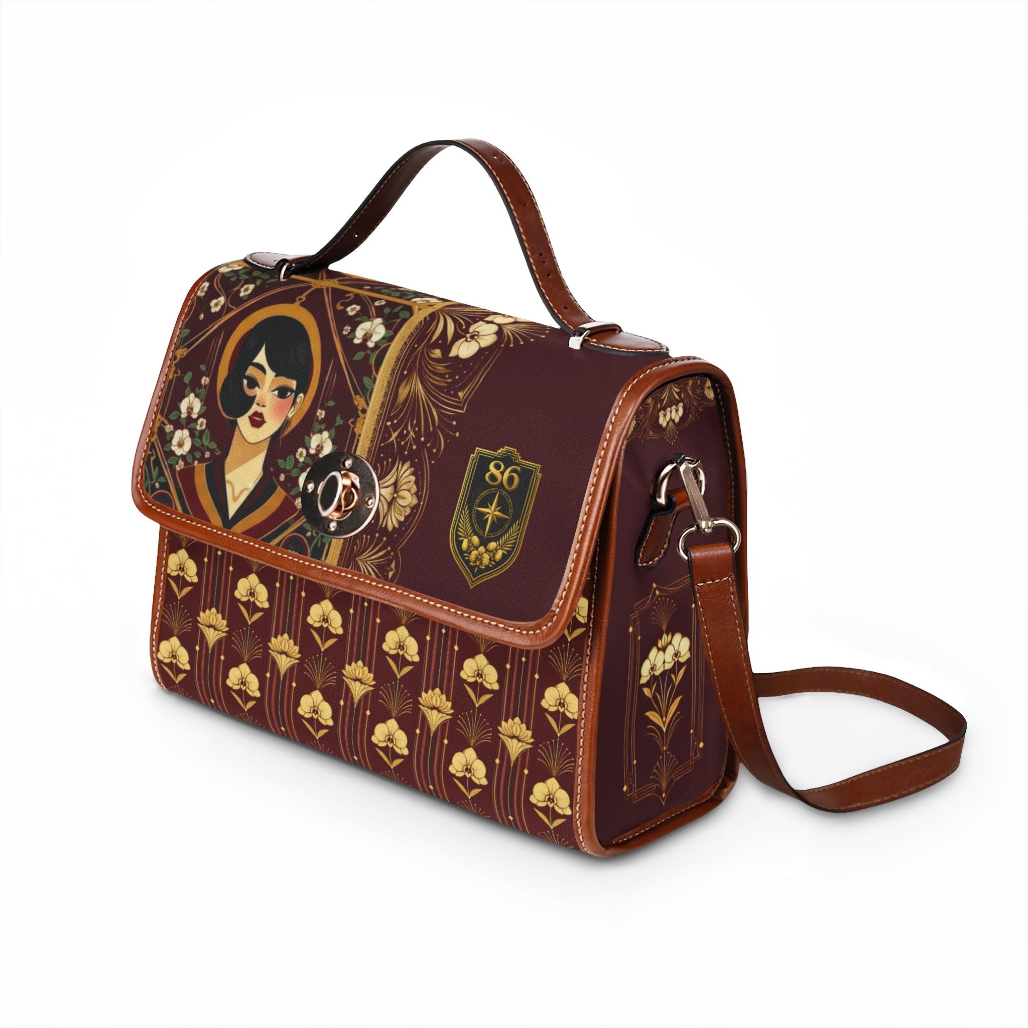 86 EVERYTHING | DECO BOTANICA // IMPERIAL MUSE SATCHEL - Shoulder Purse