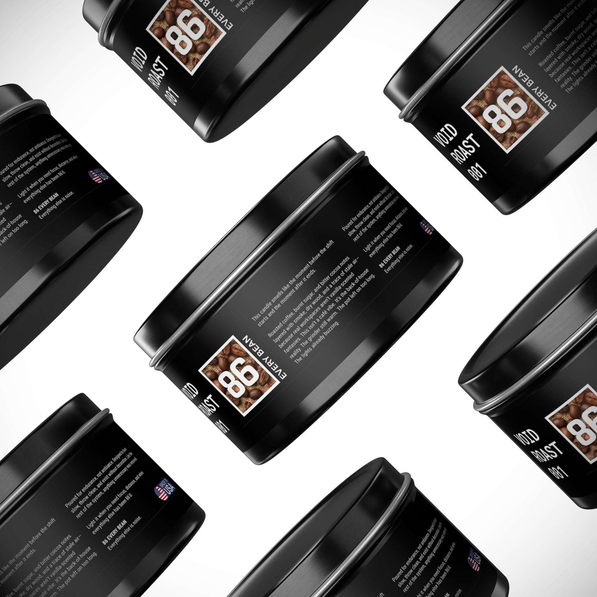 86 EVERYTHING | 86 EVERY BEAN - VOID ROAST 001 - Coffee Bean Scented - Soy Candle by Printify