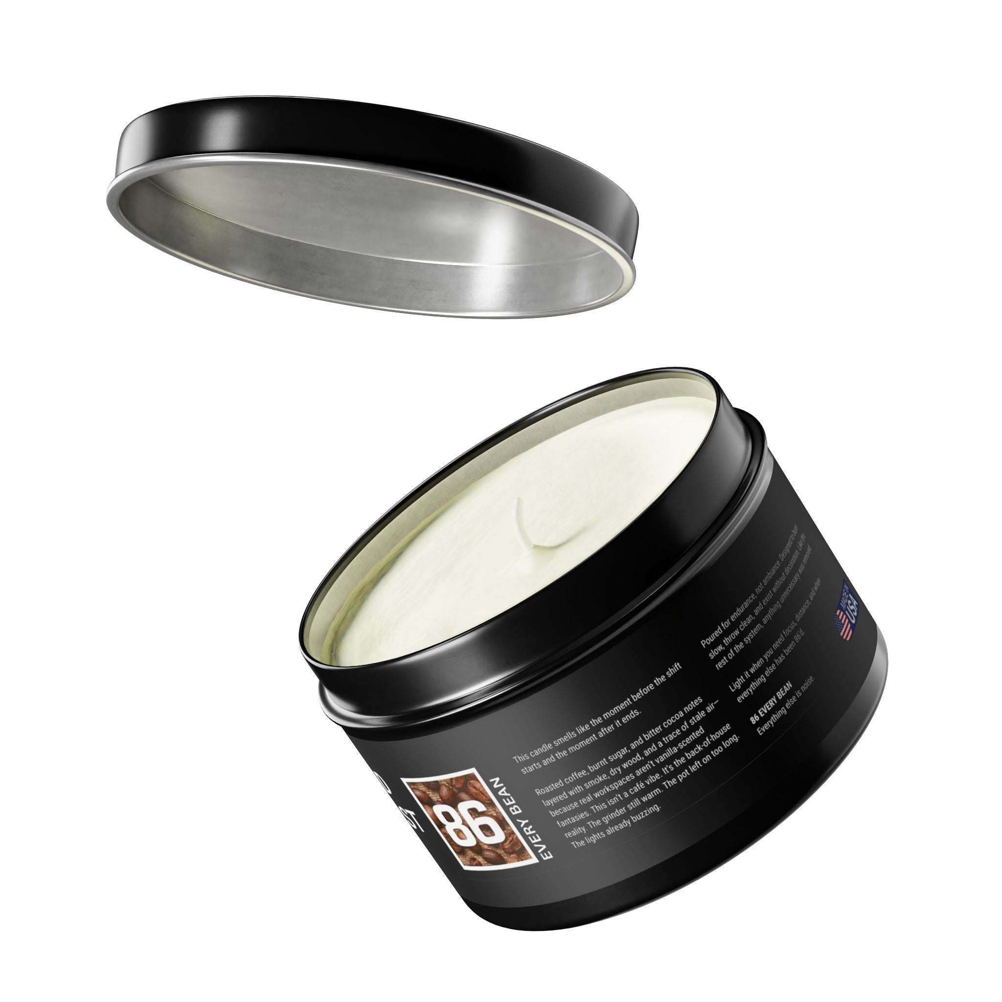 86 EVERYTHING | 86 EVERY BEAN - VOID ROAST 001 - Coffee Bean Scented - Soy Candle by Printify
