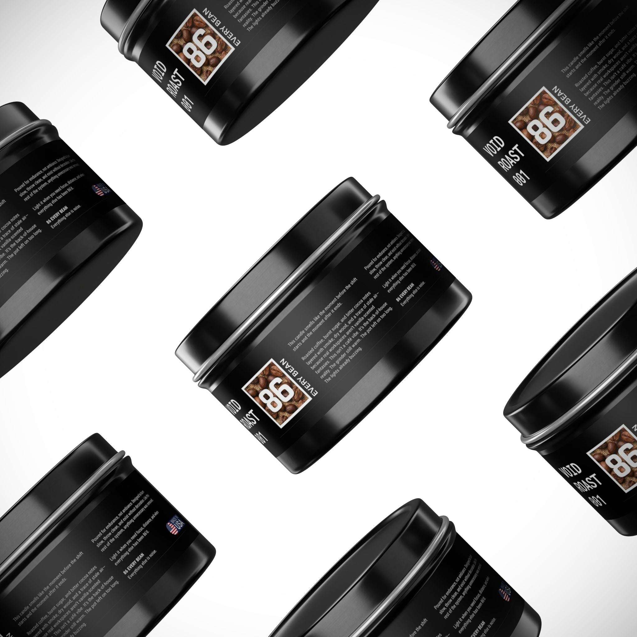 86 EVERYTHING | 86 EVERY BEAN - VOID ROAST 001 - Coffee Bean Scented - Soy Candle by Printify