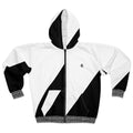 86 EVERYTHING | BLACK LABEL // BL-86-HOOD-01 - FRACTURED V1 HOODIE - Zip Hoodie by Printify