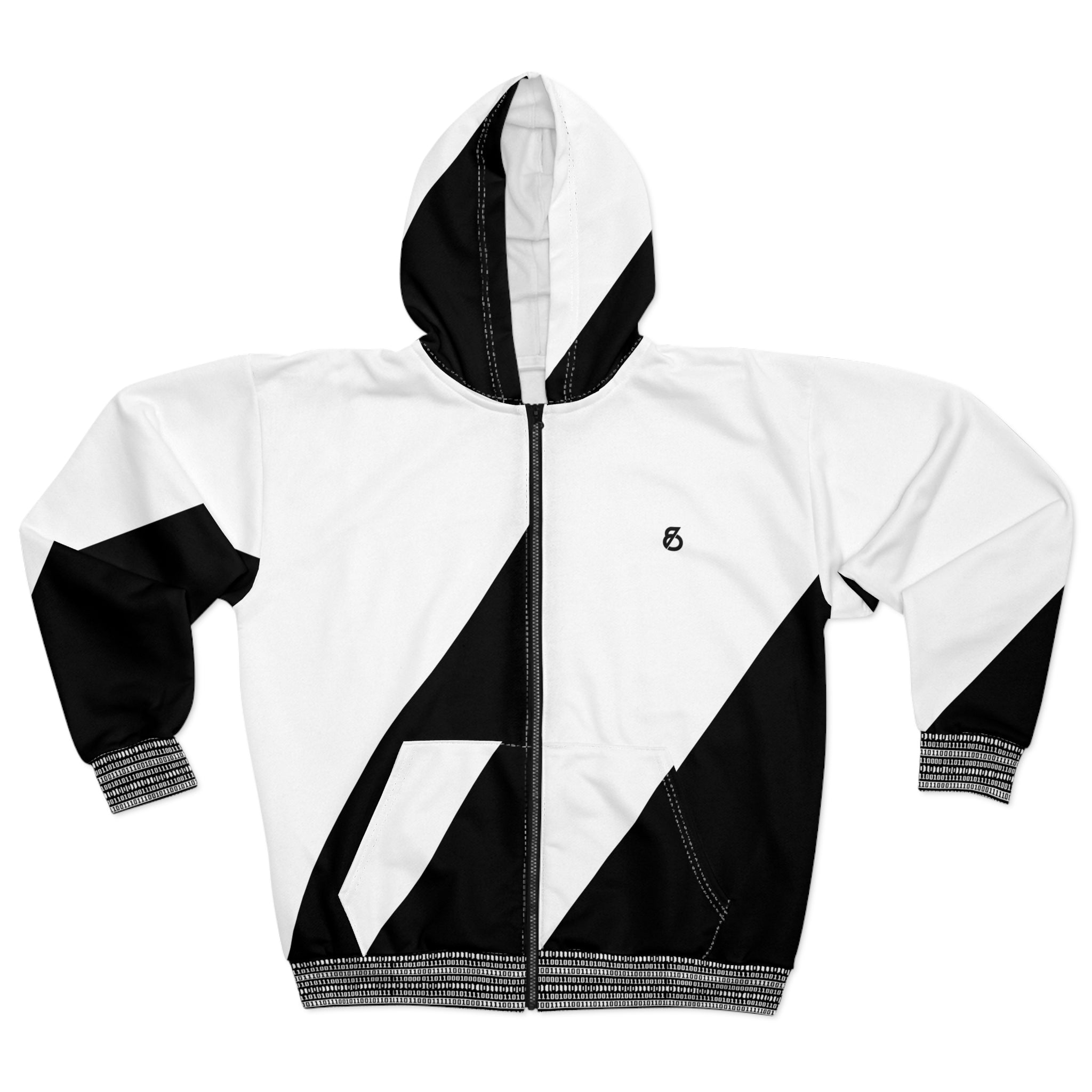 86 EVERYTHING | BLACK LABEL - BL - 86 - HOOD - 01 - “Fractured” Zip Hoodie - 86 EVERYTHING - All Over Prints