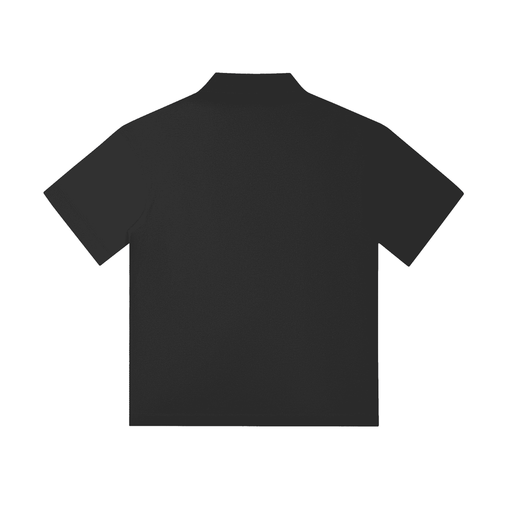 86 EVERYTHING | BLACK LABEL // BL-86-POLO-01 - Drop Shoulder Short-Sleeve Polo by ODMPOD