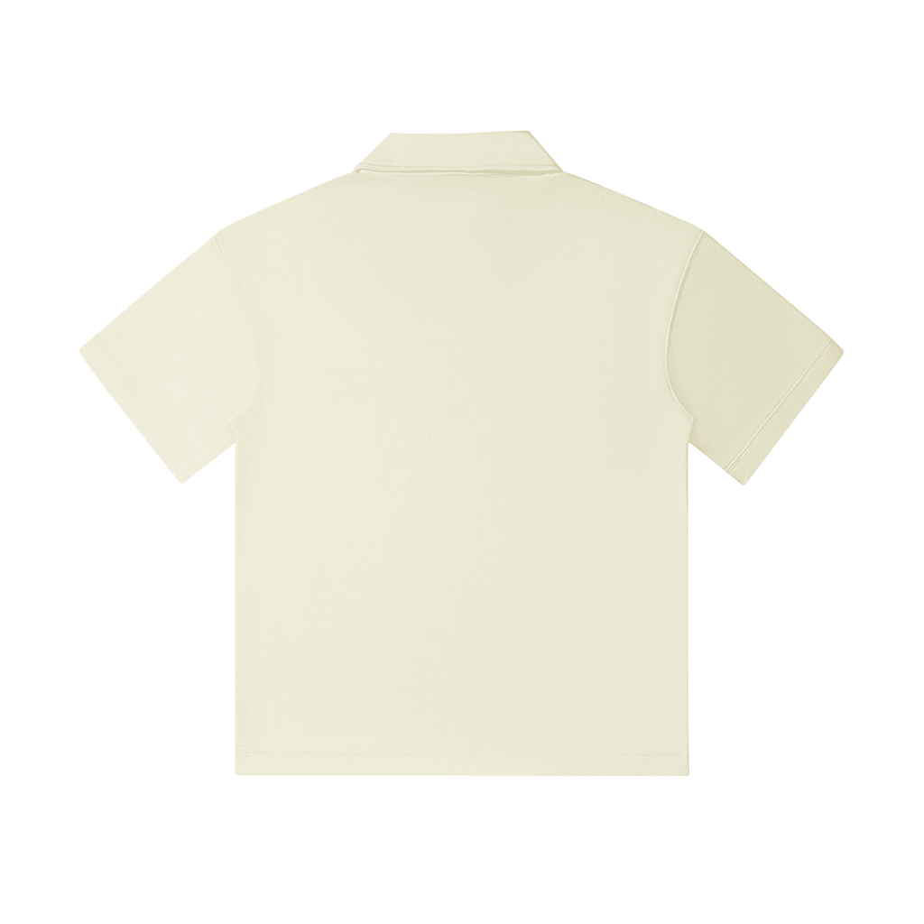 86 EVERYTHING | BLACK LABEL // BL-86-POLO-01 - Drop Shoulder Short-Sleeve Polo by ODMPOD