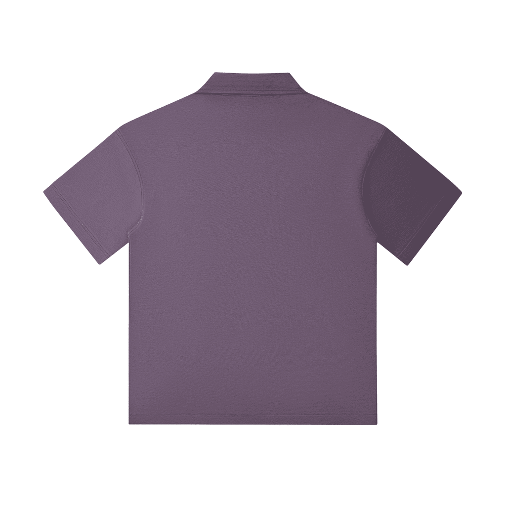 86 EVERYTHING | BLACK LABEL // BL-86-POLO-01 - Drop Shoulder Short-Sleeve Polo by ODMPOD