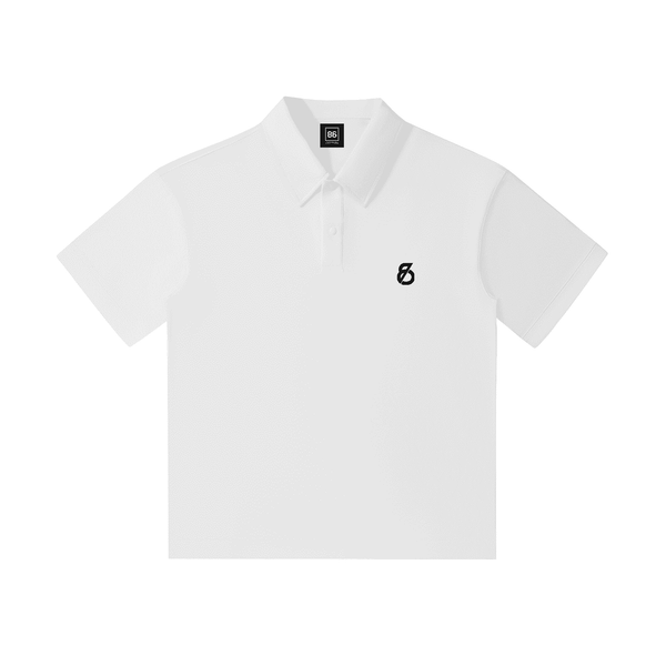 86 EVERYTHING | BLACK LABEL // BL-86-POLO-01 - Drop Shoulder Short-Sleeve Polo by ODMPOD
