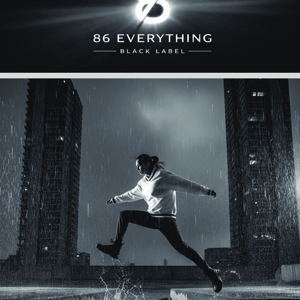 86 EVERYTHING | BLACK LABEL // BL-86-VNCS-01 - V-NECK CROP CHASSIS - Sweatshirt by ODMPOD