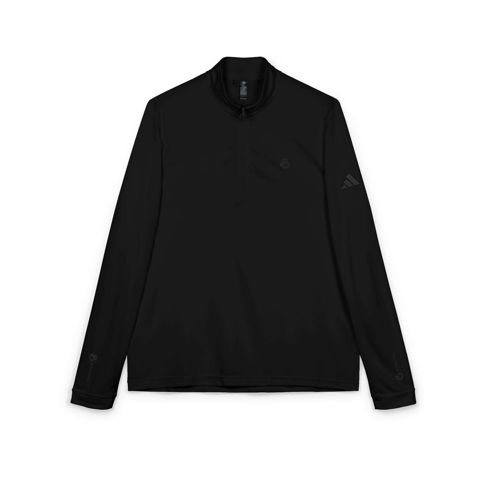 86 EVERYTHING | BLACK LABEL // BL-86-ZIP-01 - UV SHIELD - Embroidered Quarter-Zip Pullover by Printify