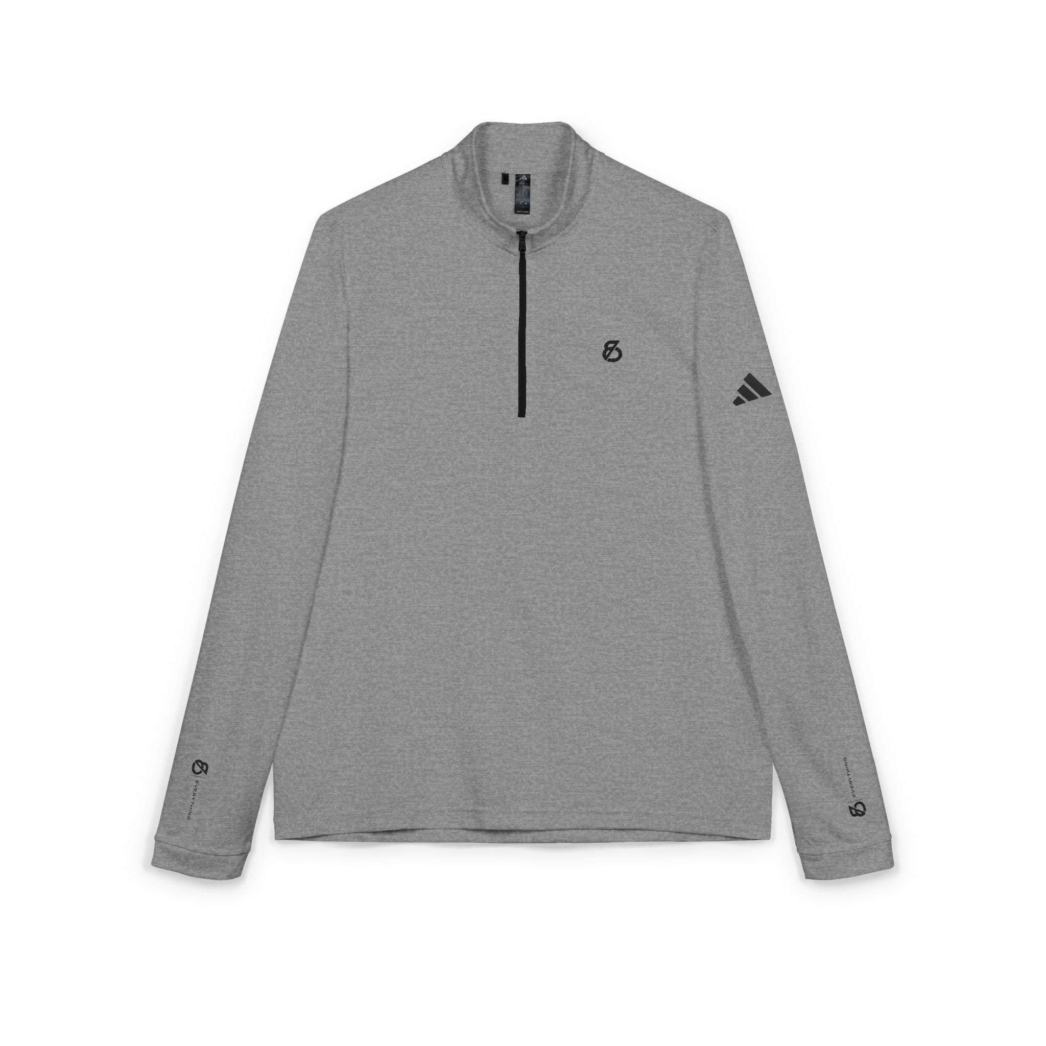 86 EVERYTHING | BLACK LABEL // BL-86-ZIP-01 - UV SHIELD - Embroidered Quarter-Zip Pullover by Printify