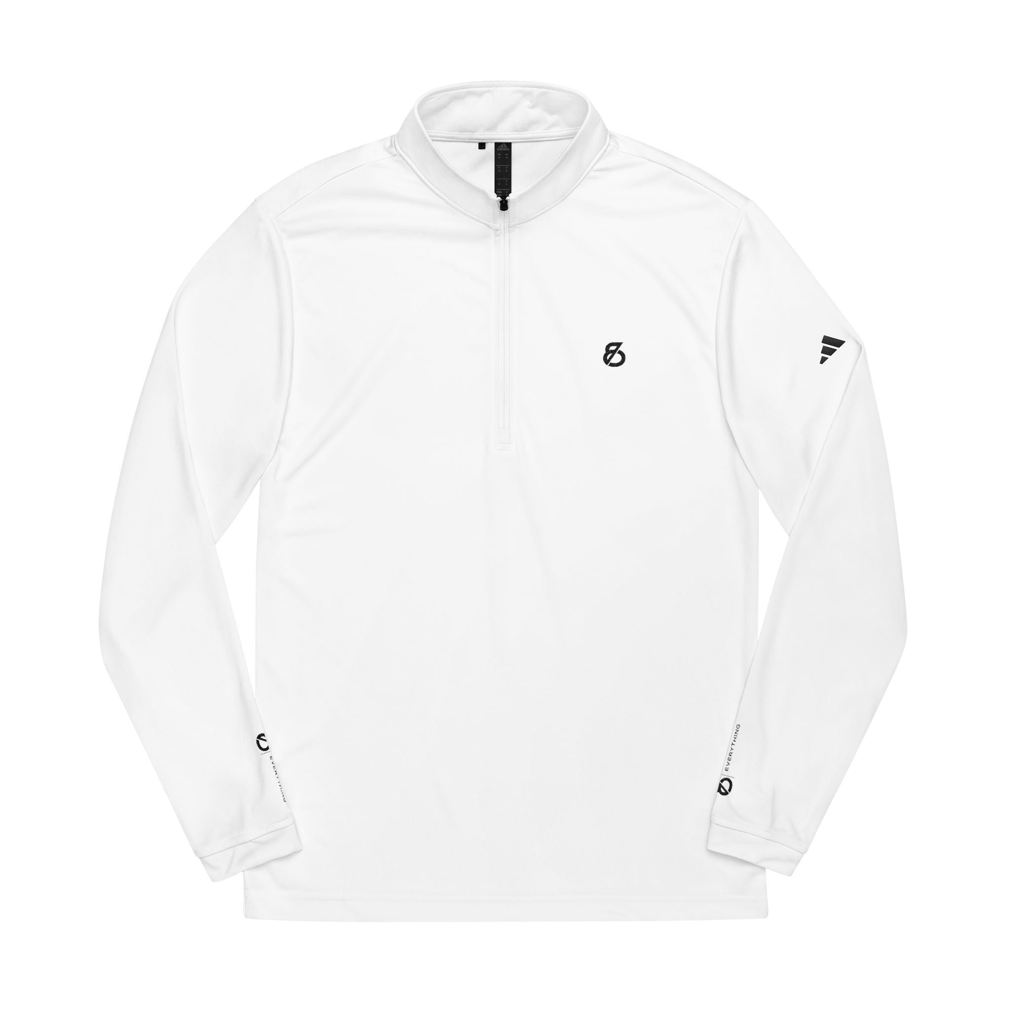 86 EVERYTHING | BLACK LABEL - BL - 86 - ZIP - 01 // UV SHIELD - Embroidered Quarter - Zip Pullover - 86 EVERYTHING - Sweatshirt