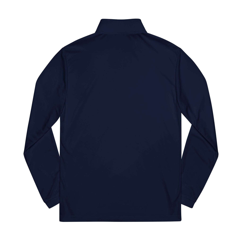 86 EVERYTHING | BLACK LABEL // BL-86-ZIP-01 - UV SHIELD - Embroidered Quarter-Zip Pullover by Printify