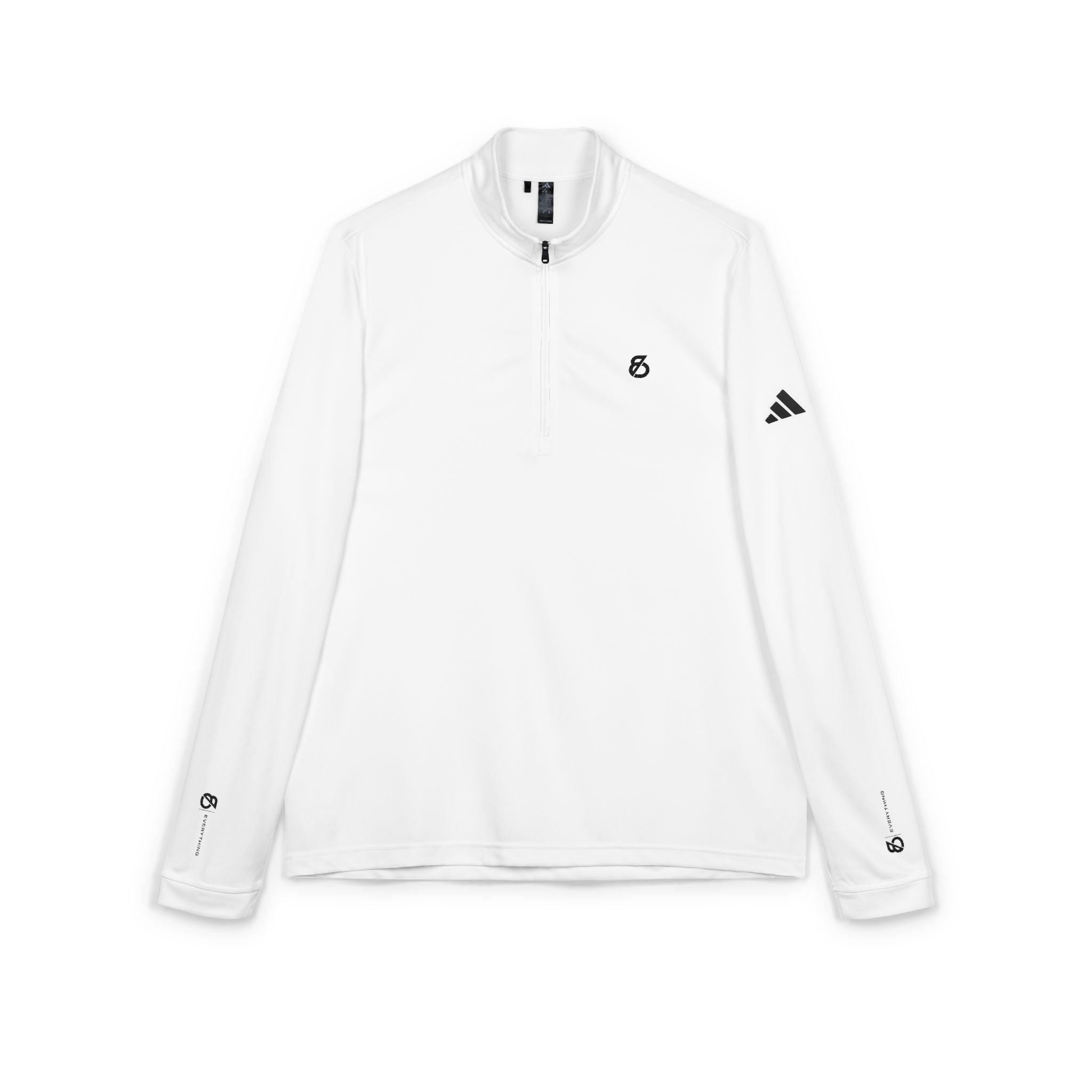 86 EVERYTHING | BLACK LABEL - BL - 86 - ZIP - 01 // UV SHIELD - Embroidered Quarter - Zip Pullover - 86 EVERYTHING - Sweatshirt