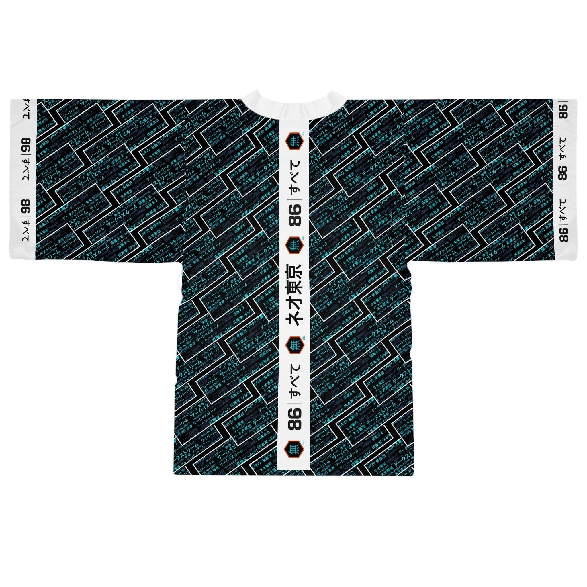 86 EVERYTHING | Neo Tokyo "Data Stream" - Kimono Robe - 86 EVERYTHING - All Over Prints