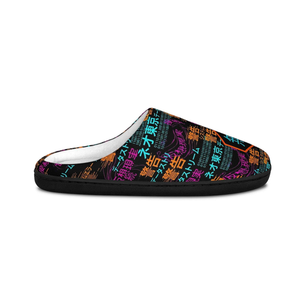 86 EVERYTHING | Neo Tokyo "Digital Noise" Slipper Collection - Women’s by Printify