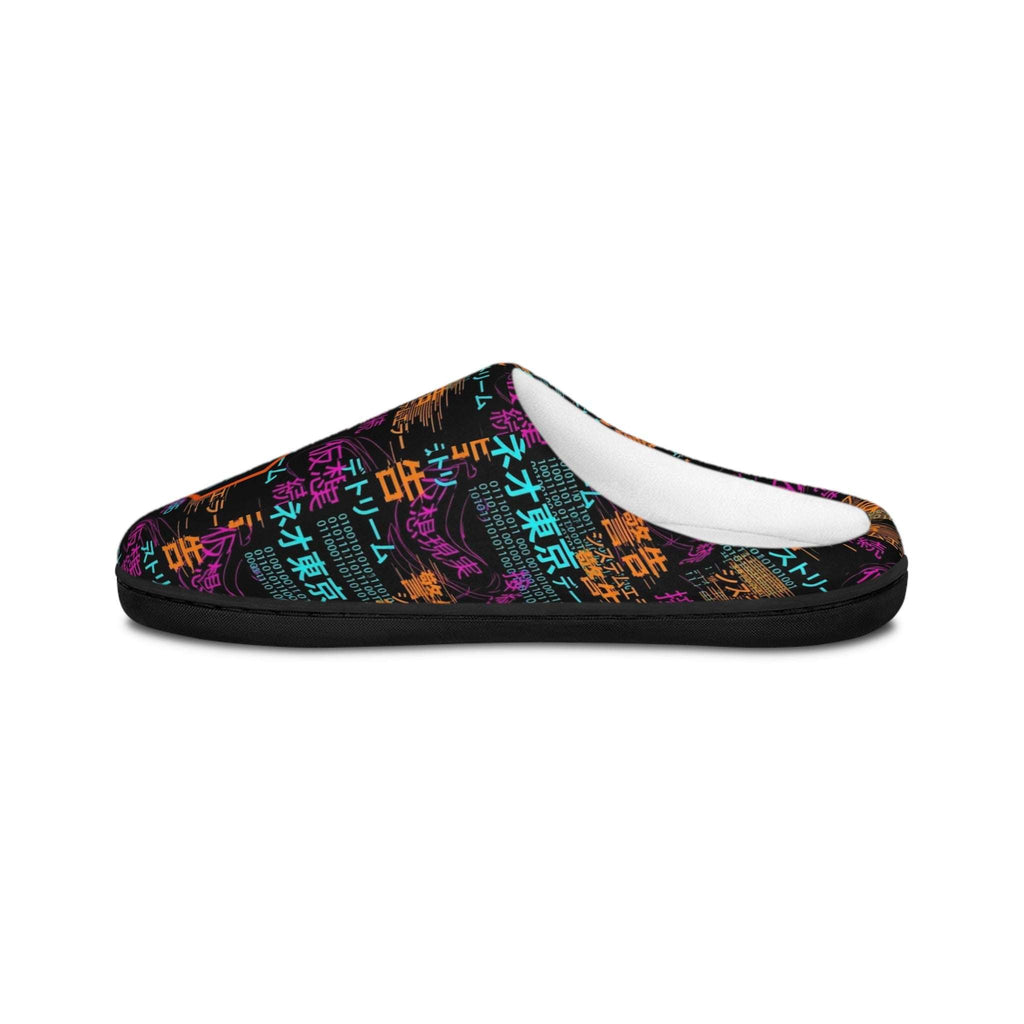86 EVERYTHING | Neo Tokyo "Digital Noise" Slipper Collection - Women’s by Printify
