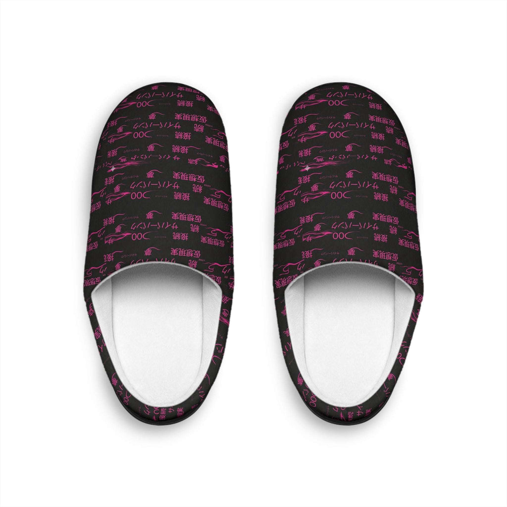 86 EVERYTHING | Neo Tokyo Digital Pattern Slippers - Women's by Printify