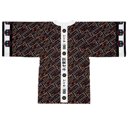 86 EVERYTHING | Neo Tokyo "System Error" - Kimono Robe by Printify
