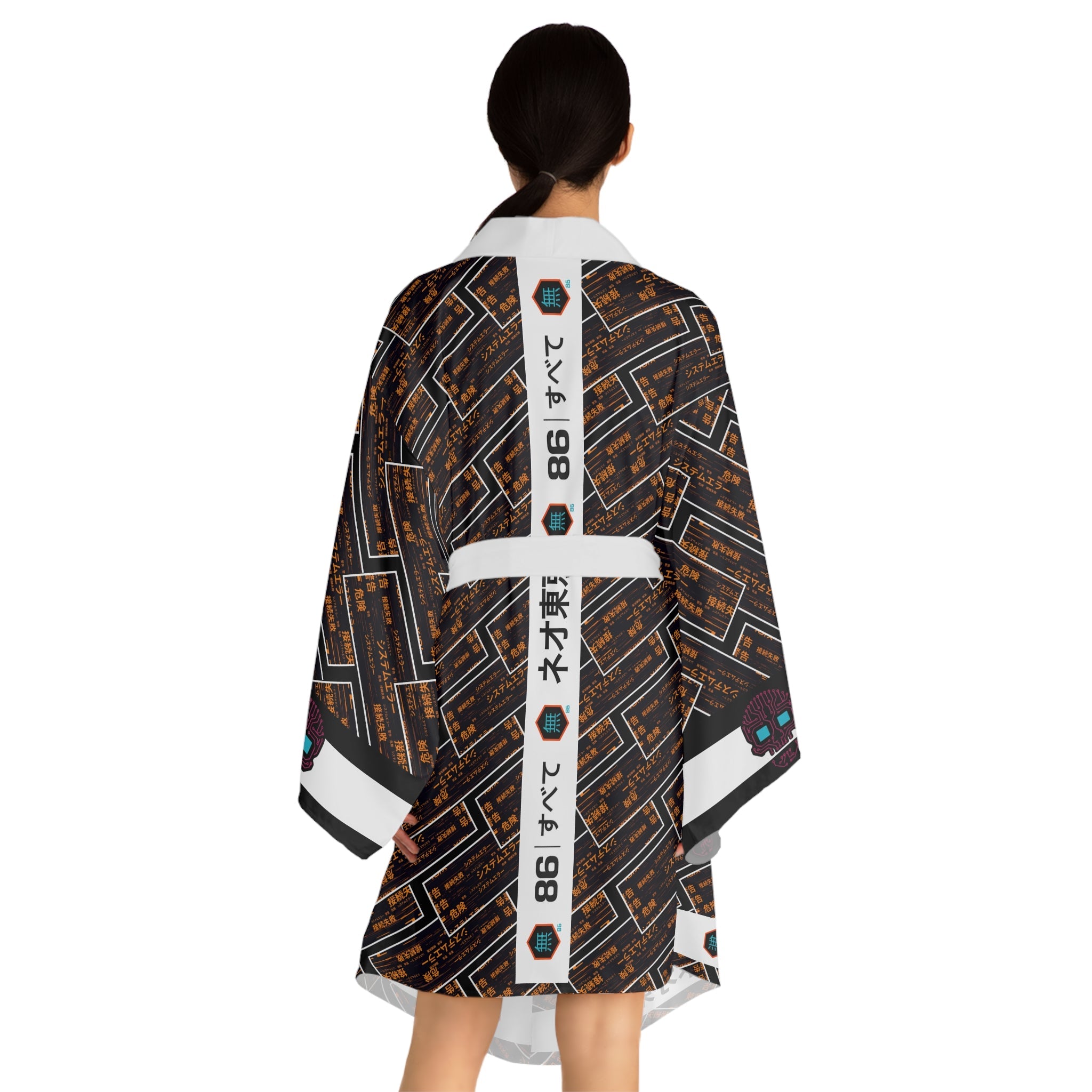 86 EVERYTHING | Neo Tokyo "System Error" - Kimono Robe - 86 EVERYTHING - All Over Prints