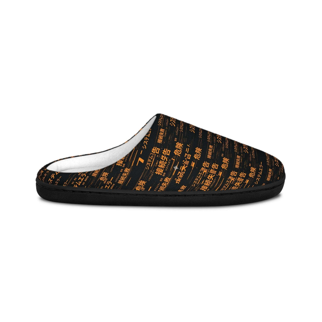 86 EVERYTHING | Neo Tokyo "System Override" Slippers - Women's by Printify
