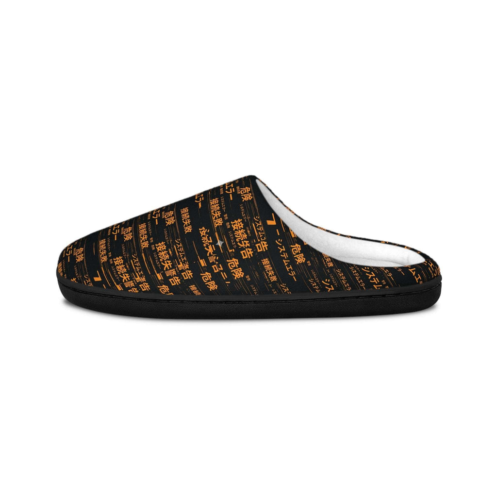 86 EVERYTHING | Neo Tokyo "System Override" Slippers - Women's by Printify