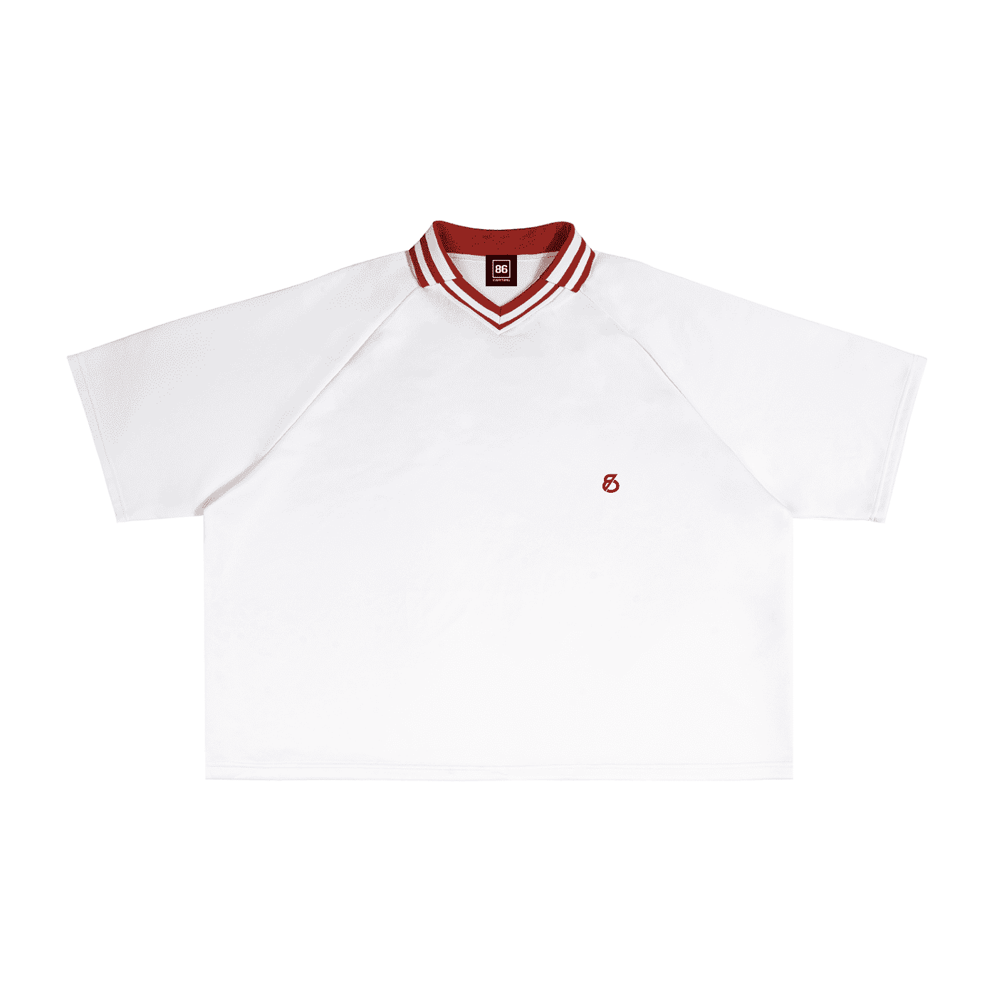 86 EVERYTHING | BLACK LABEL // BL-86-RALA-01 - RAGLAN LAPEL CHASSIS - Polo Tee by ODMPOD