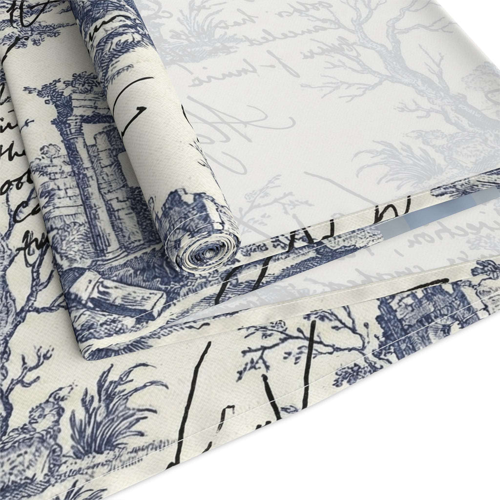 86 EVERYTHING | LA FRICHE - THE "OVERWRITTEN" - Table Runner by Printify