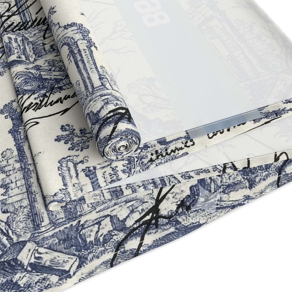 86 EVERYTHING | LA FRICHE - THE "OVERWRITTEN" - Table Runner by Printify