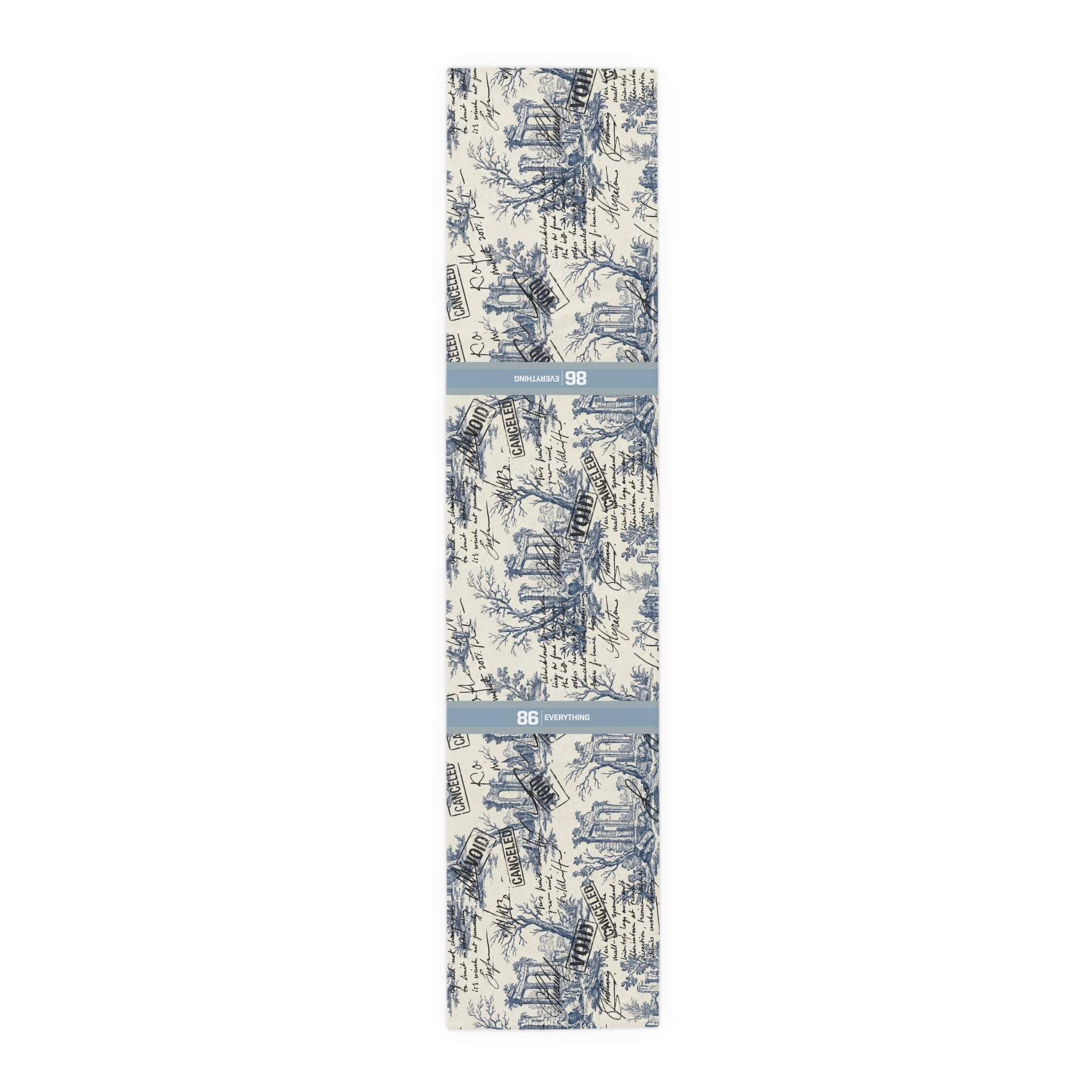 86 EVERYTHING - THE "OVERWRITTEN" - Table Runner - 86 EVERYTHING - Home Decor