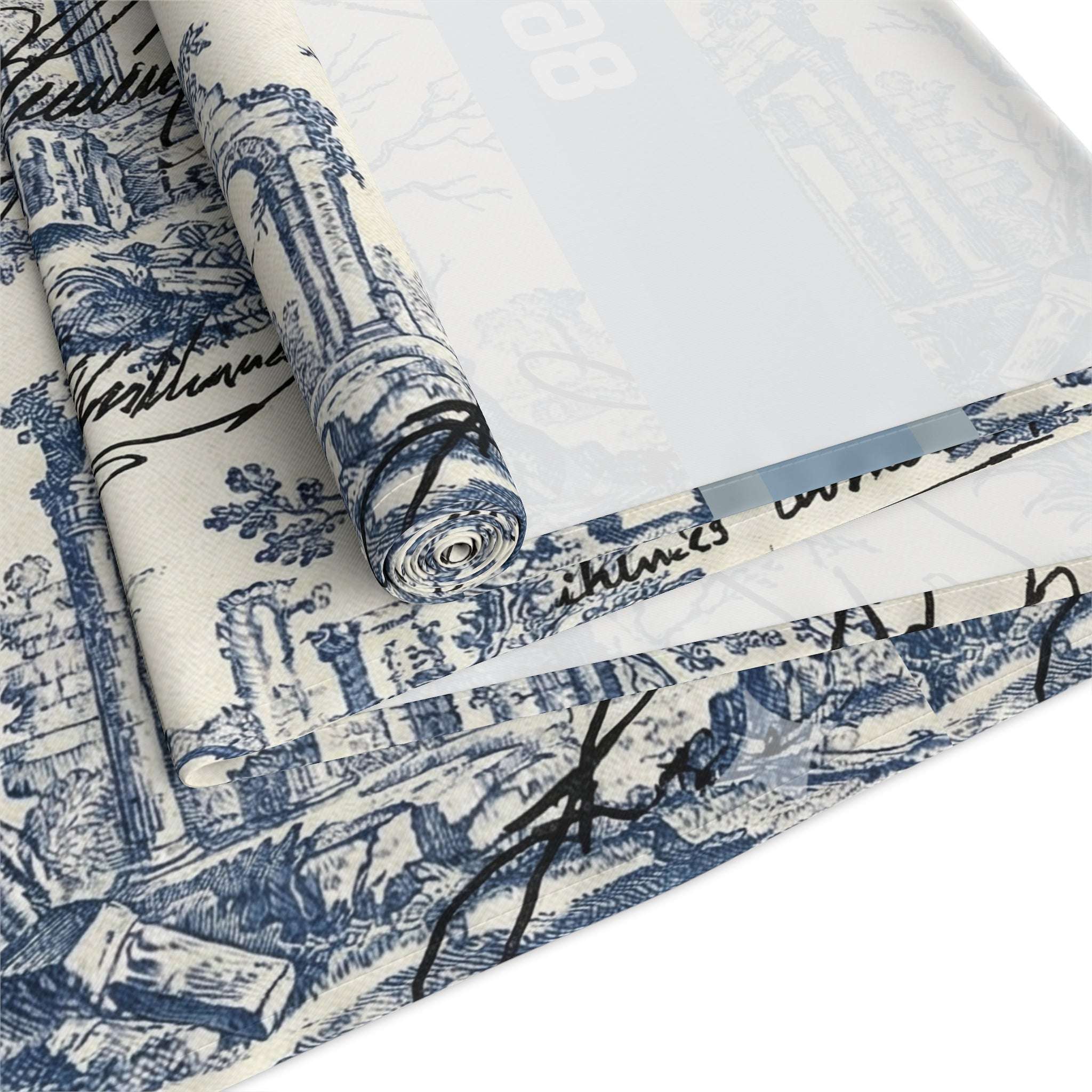 86 EVERYTHING | LA FRICHE - THE "OVERWRITTEN" - Table Runner by Printify