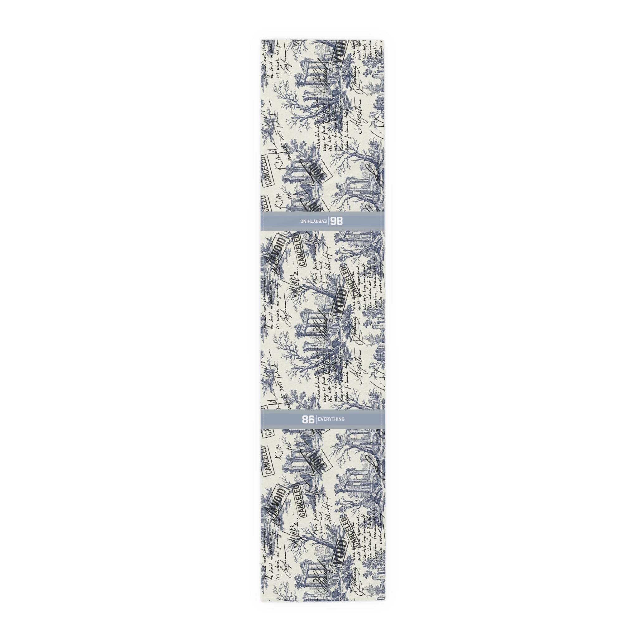 86 EVERYTHING - THE "OVERWRITTEN" - Table Runner - 86 EVERYTHING - Home Decor