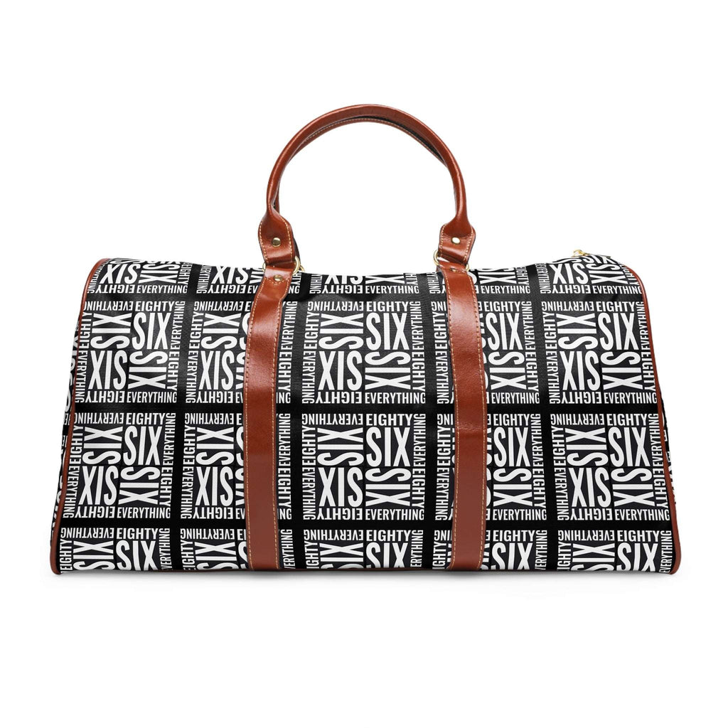 86 EVERYTHING | WHITE NOISE - Weekender Duffle Bag by Printify