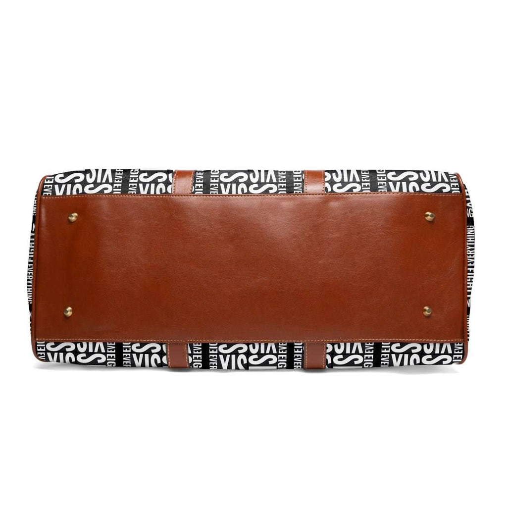 86 EVERYTHING | WHITE NOISE - Weekender Duffle Bag by Printify