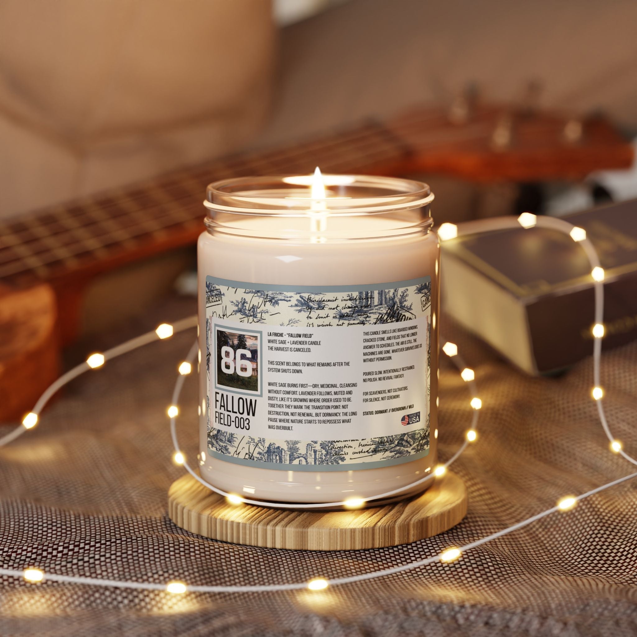 86 LA FRICHE - FALLOW FIELD - 9oz Soy Candle - 86 EVERYTHING - Home Decor