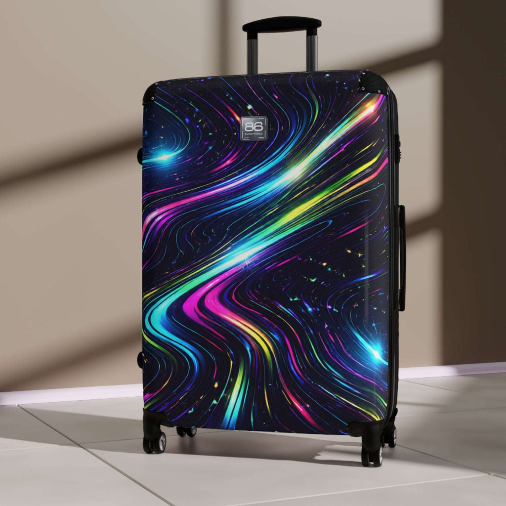 86 EVERYTHING | 86 TRAVEL // KINETIC TRAVELER SERIES - Hard Case Luggage (three variable sizes) by Printify
