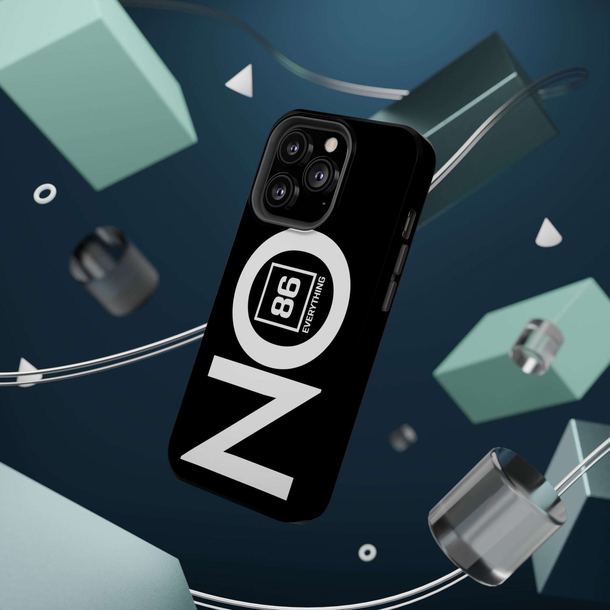 86 EVERYTHING | MANIFEST YOUR PERIMETER // THE "NO" TRANSPORT MODULE - Magnetic Impact-Resistant Case by Printify