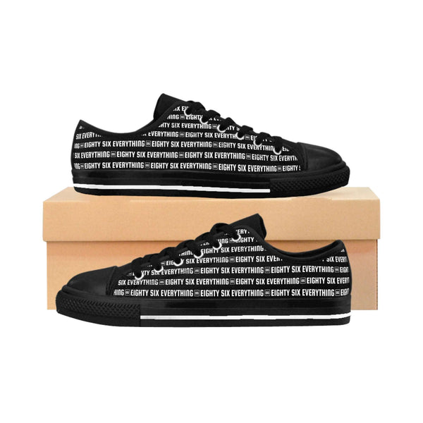 86 EVERYTHING | MANIFEST TRACTION // THE LINEAR TYPOGRAPHIC CHASSIS - Men's Sneakers by Printify