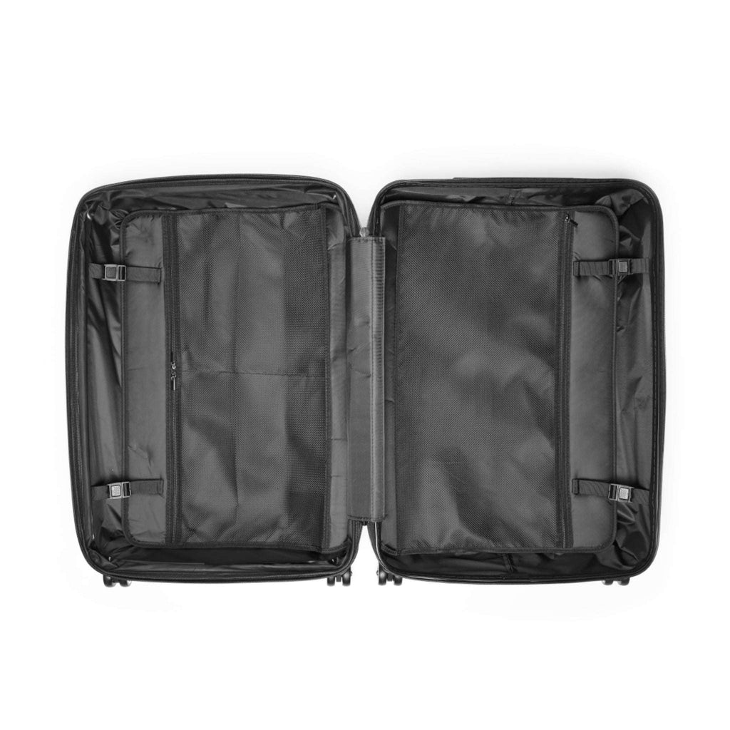 86 EVERYTHING | 86 TRAVEL // KINETIC TRAVELER SERIES - Hard Case Luggage (three variable sizes) by Printify