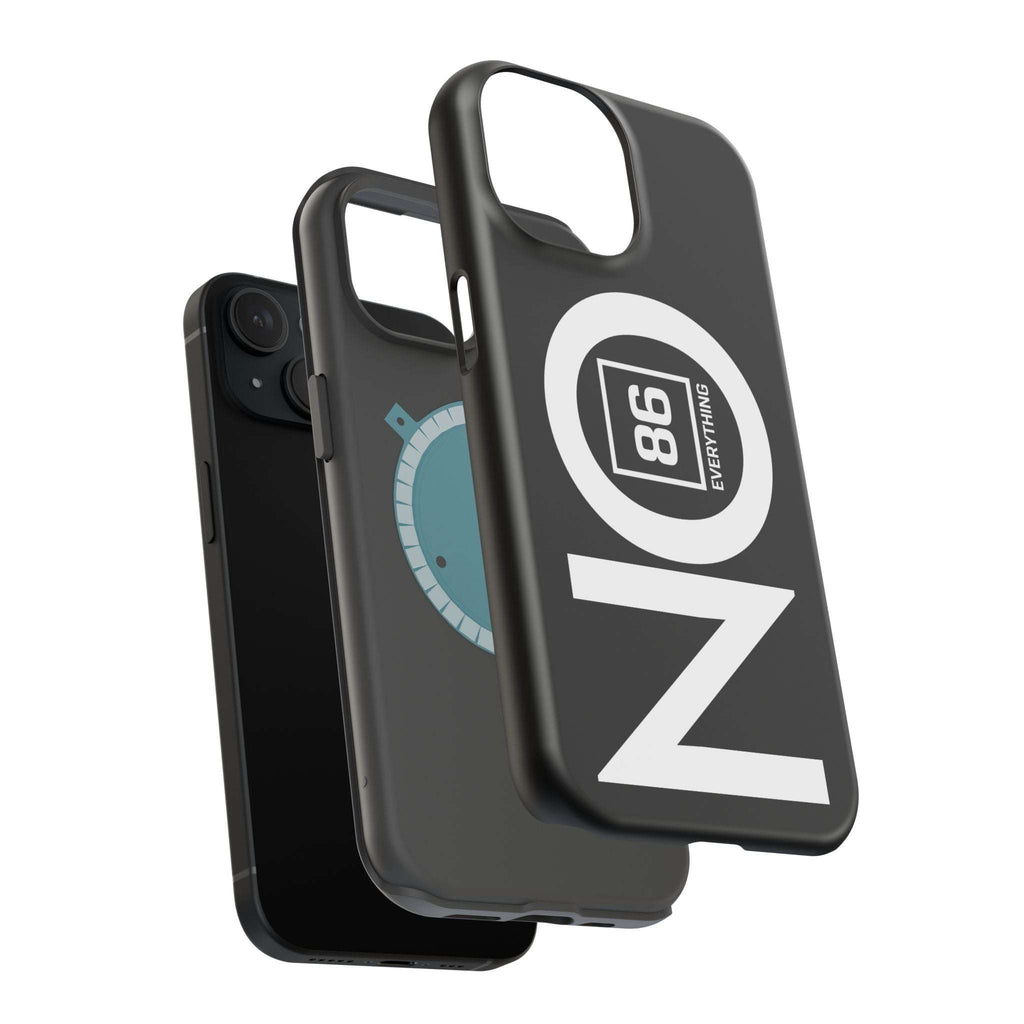 86 EVERYTHING | MANIFEST YOUR PERIMETER // THE "NO" TRANSPORT MODULE - Magnetic Impact-Resistant Case by Printify